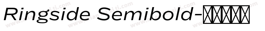 Ringside Semibold字体转换